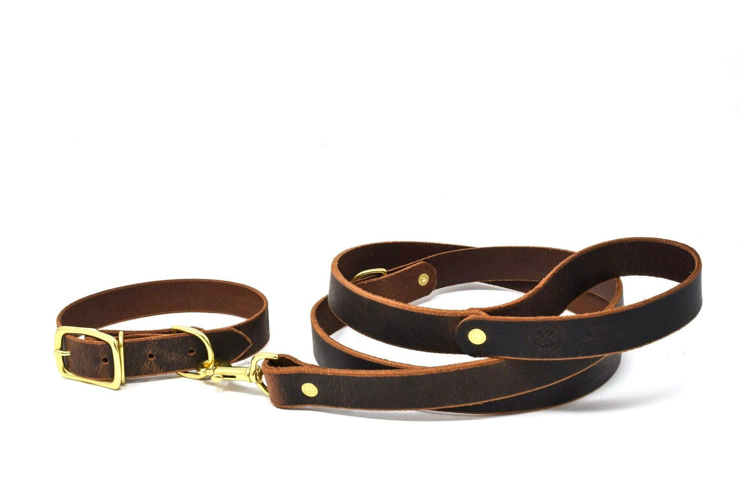 Full Leather Dog Bundle - Whiskey Leatherworks
