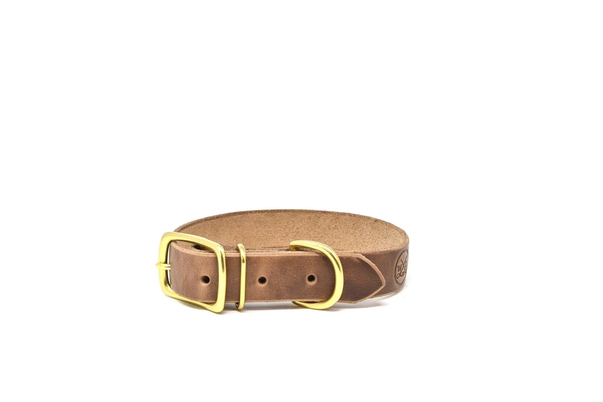 Full Leather Dog Collar - Whiskey Leatherworks