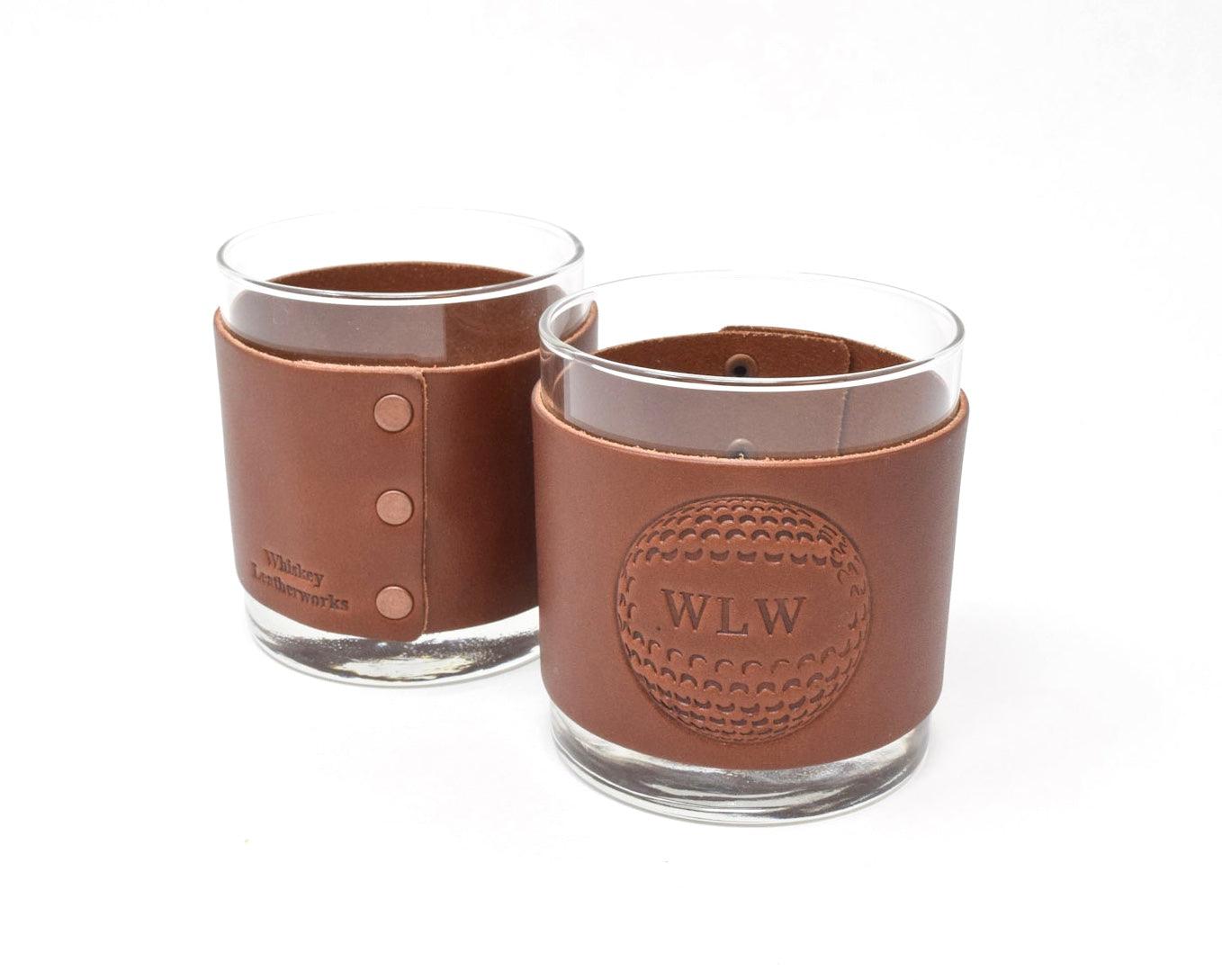 The Rocks Glass- Set of Two - Whiskey Leatherworks
