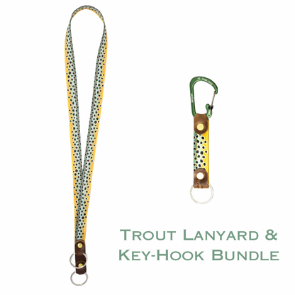 The Trout Lanyard & Key-Hook Bundle