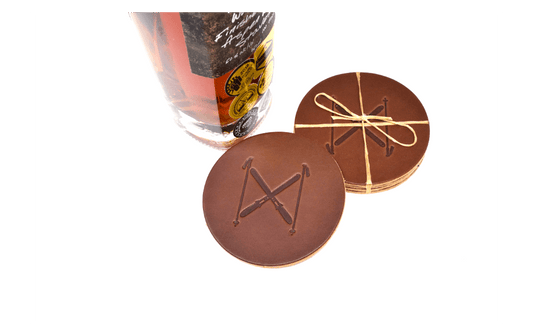 Leather Coaster Sets - Whiskey Leatherworks