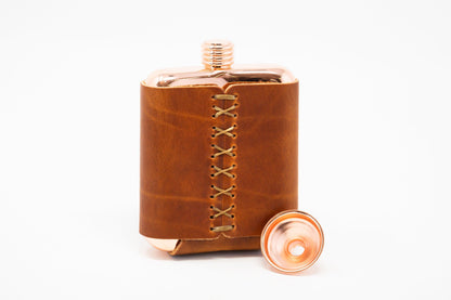 The Brookie Flask - Whiskey Leatherworks