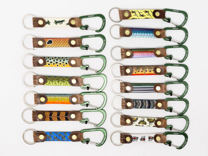 The Fish/Upland Print Whis-Key-Hook - Whiskey Leatherworks
