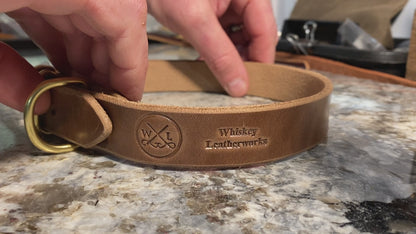 Full Leather Dog Collar